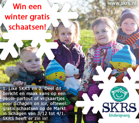 Doe mee en win gratis schaatsen op de Markt in Schagen! Afbeelding SKRS