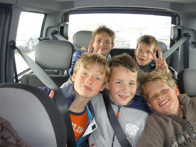 Voor het eerst op stap met de auto!