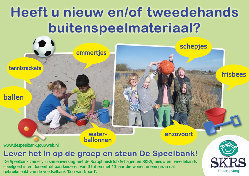 SKRS in actie voor kinderen van de Voedselbank!
