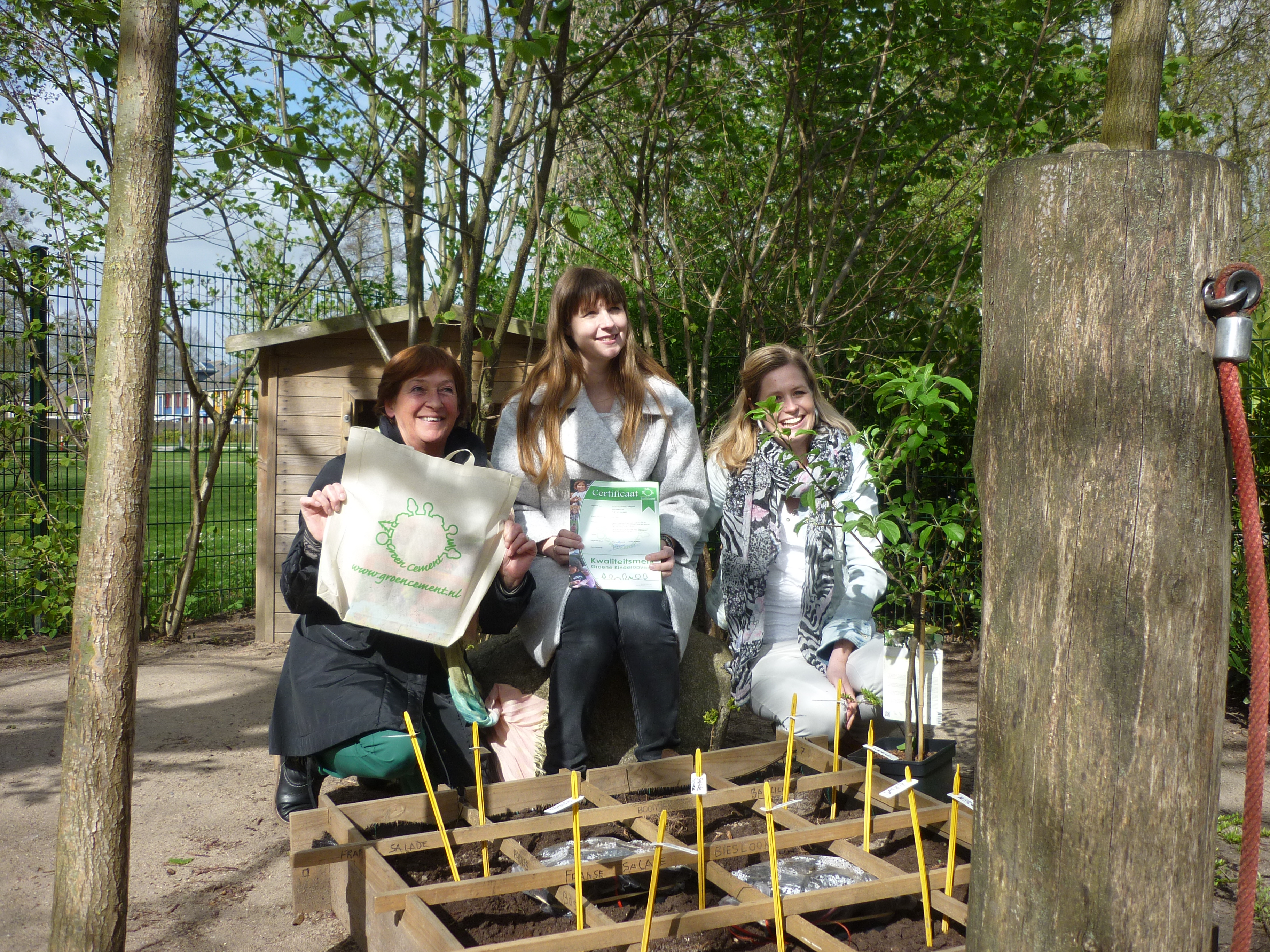 Hoera, ’t Schommeltje en ’t Vliegertje in bezit van Kwaliteitsmerk Groene Kinderopvang!