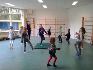 Dansles op bso De Koet! Foto SKRS