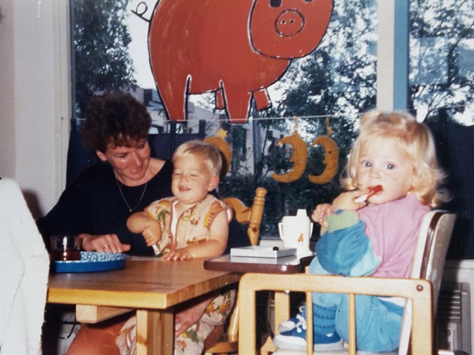 Jannie begon haar carrière als pedagogisch medewerker op de groep / Foto SKRS