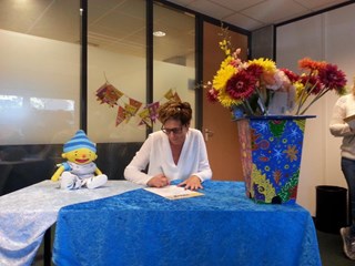 Jaqueline is geslaagd voor de opleiding ’Train de trainer Uk & Puk’ / Foto SKRS
