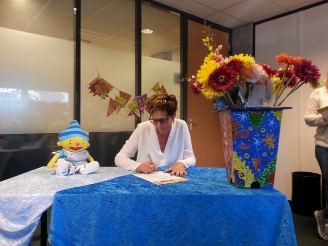 Jaqueline is geslaagd voor de opleiding ’Train de trainer Uk & Puk’ / Foto SKRS