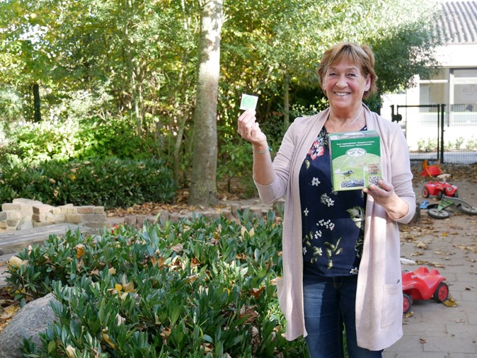 Hoera, het Kwaliteitsmerk Groene Kinderopvang voor &#39;t Vliegertje - Foto Groen Cement