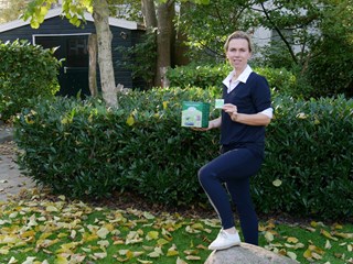 Ook 't Bikkeltje en De Tamboerijn zijn bekroond met het Kwaliteitsmerk Groene Kinderopvang - Foto Groen Cement