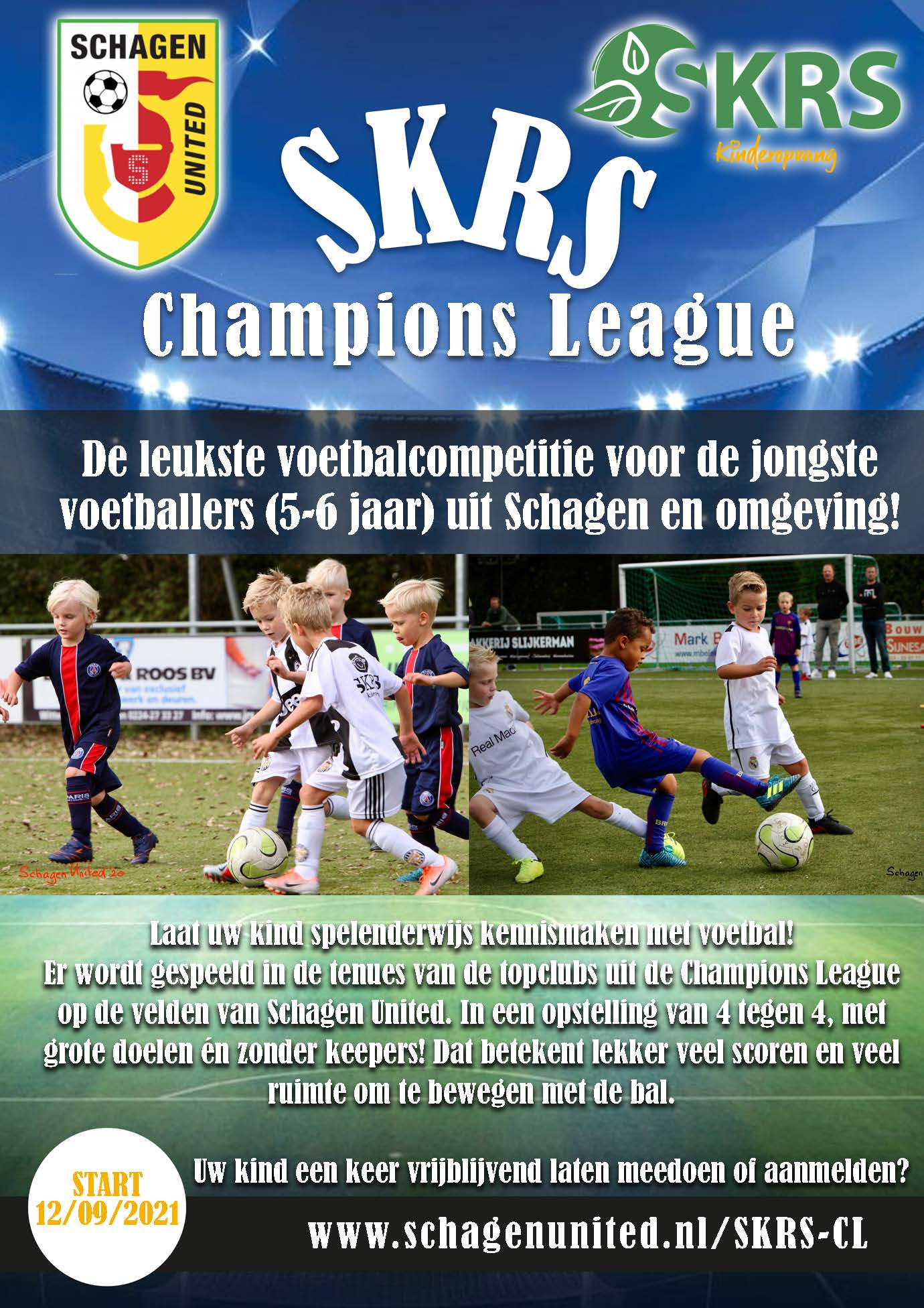 Aanmelden nieuw seizoen SKRS Champions League